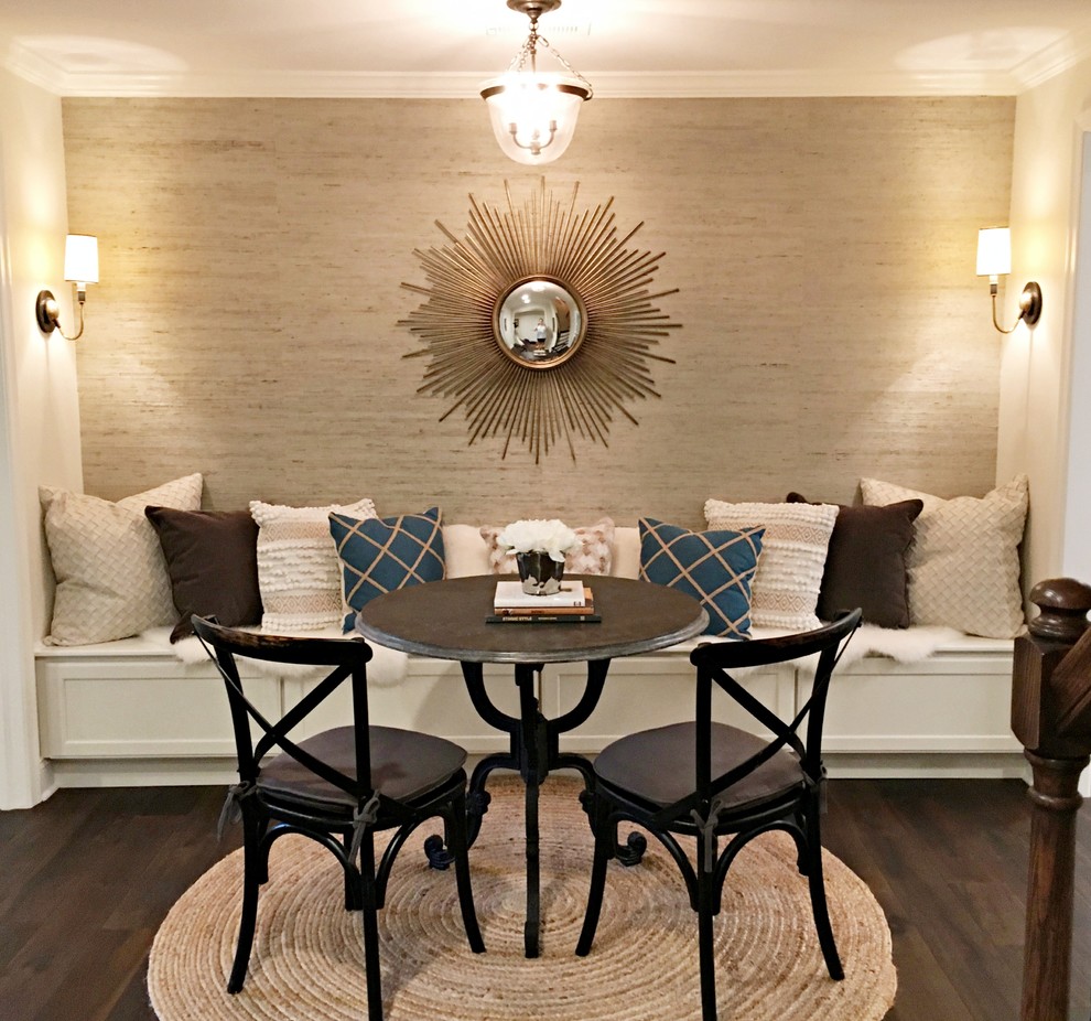 Design ideas for a transitional dining room in Philadelphia.