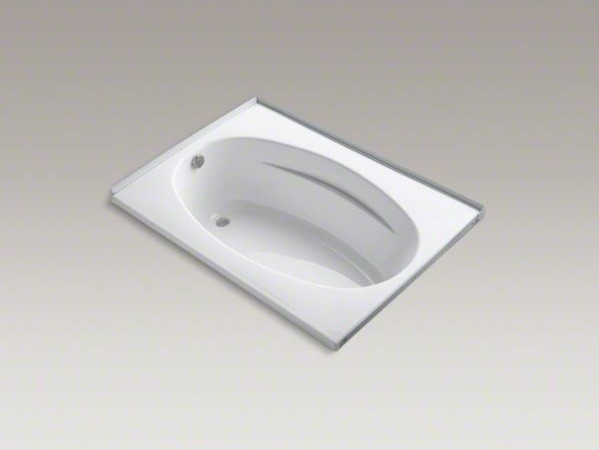 KOHLER 6042 60" x 42" alcove bath with tile flange and left-hand drain