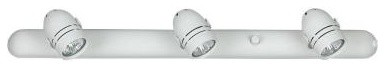 Hampton Bay 3-Light White Plug-in Track Lighting Fixture EP9090WH