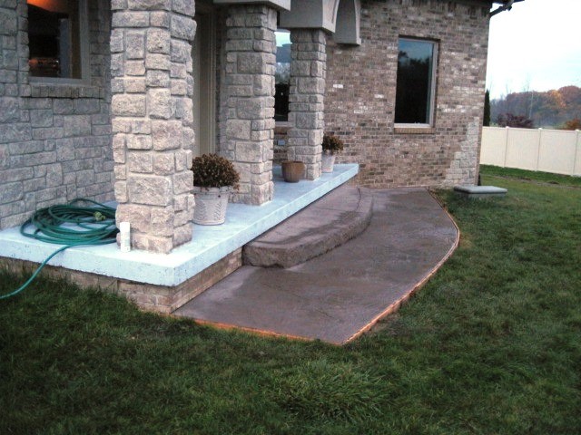 Cement and Steamped Concrete patios