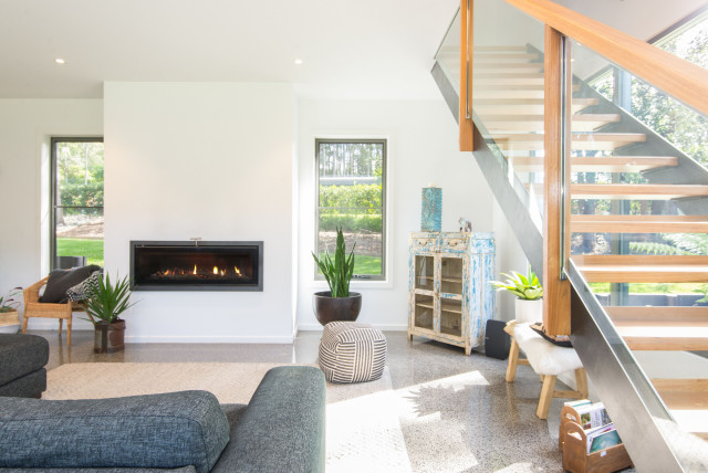 Sabbagh House modern-vardagsrum