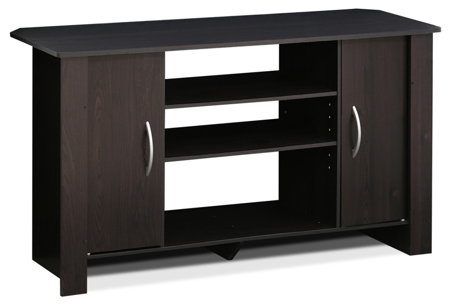 Econ TV Stand Entertainment Center, Espresso Transitional
