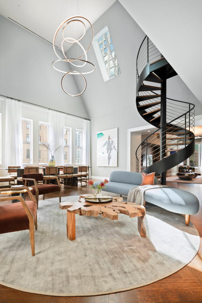 Living room - living room idea in New York