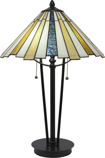 Sequoia Art Table Lamp - Dark Granite