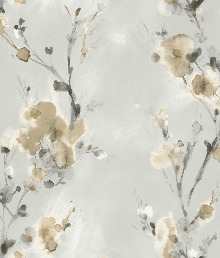 York Peel and Stick Wallpaper Charm Neutral PSW1101RL Simply Candice
