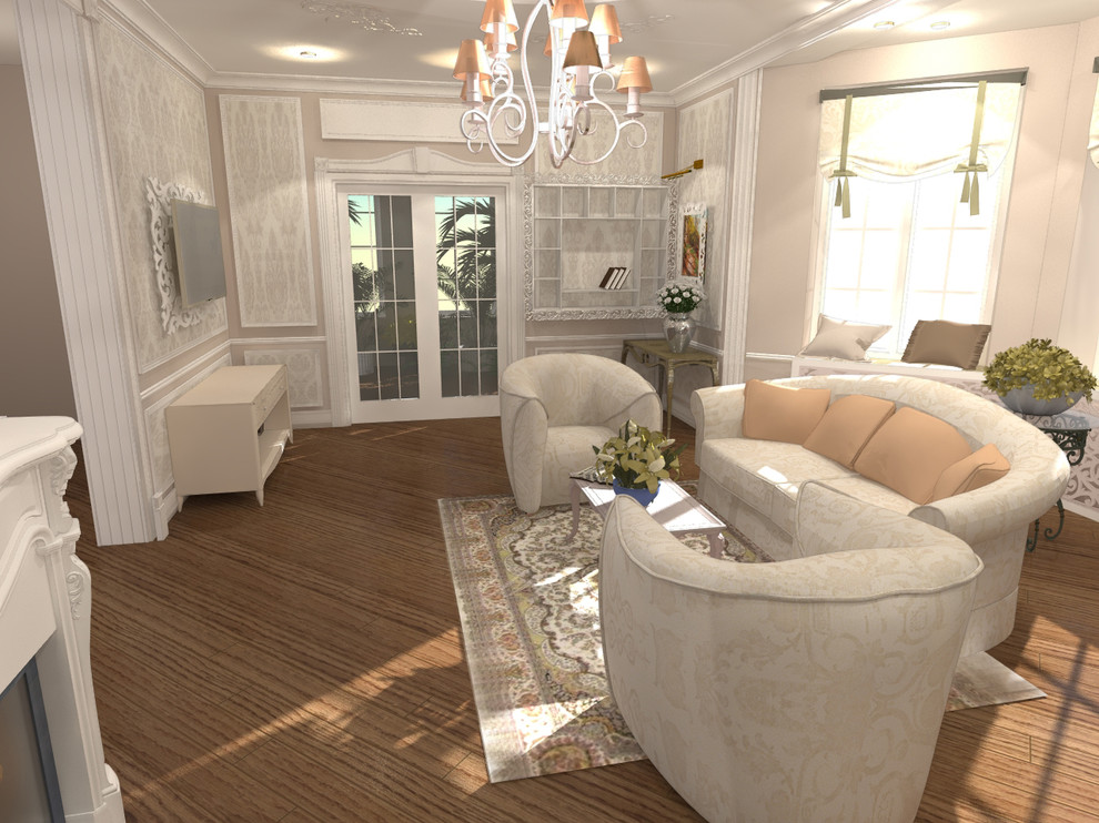 Гостиная в загородном доме