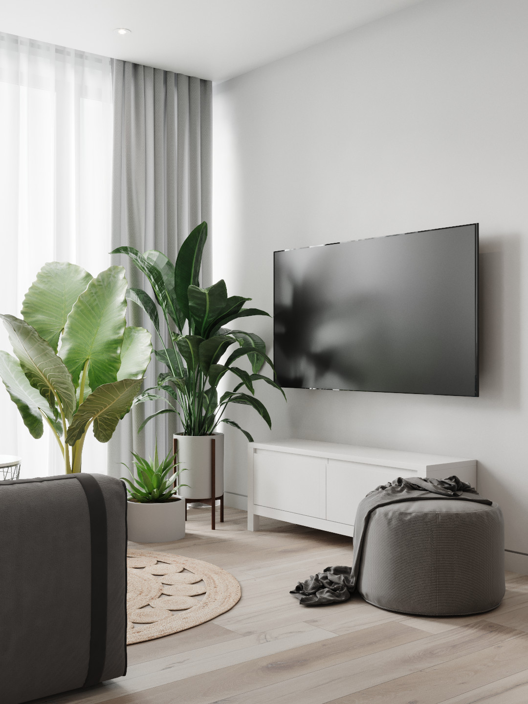 Квартира для Молодой пары.Синее настроение.