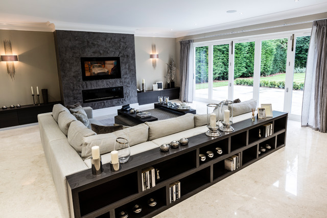Kingswood, Surrey modern-wohnbereich