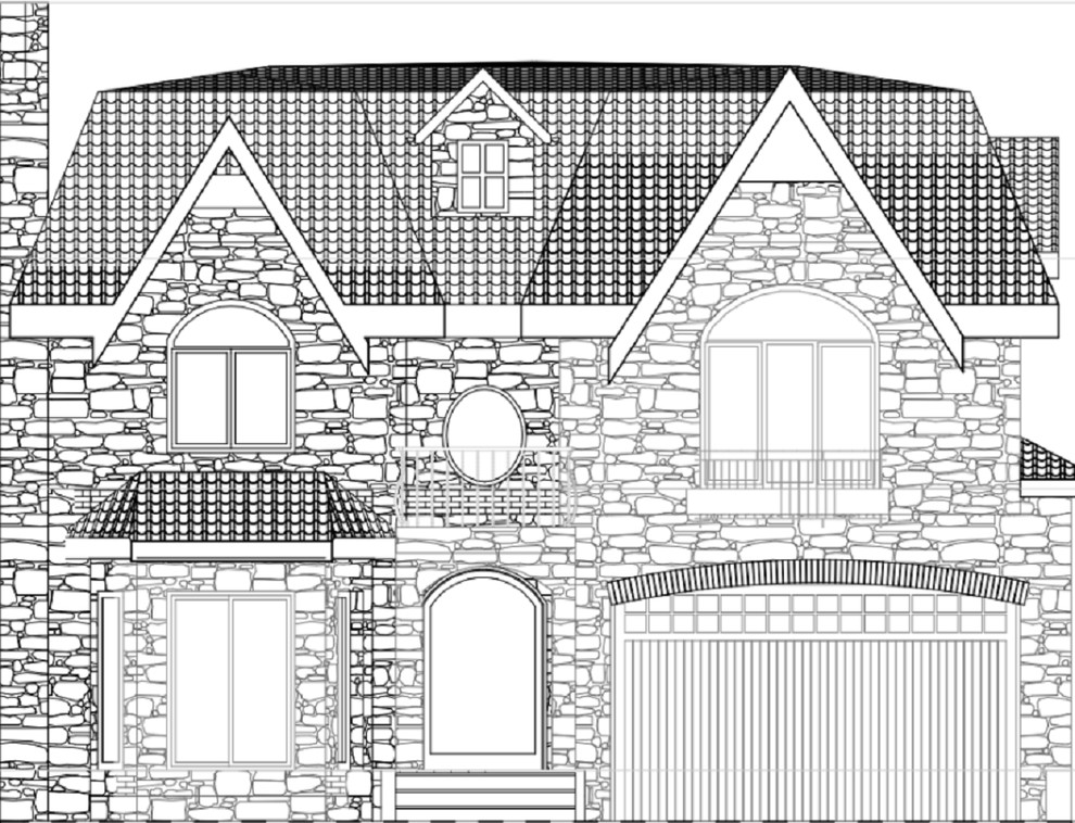 Trendy home design photo in Toronto