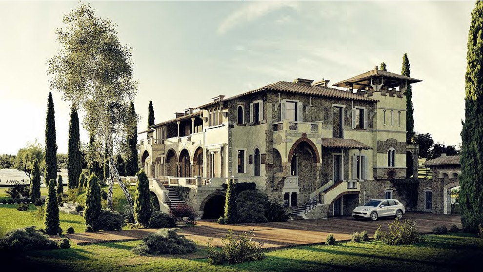 Концепция экстерьера особняка