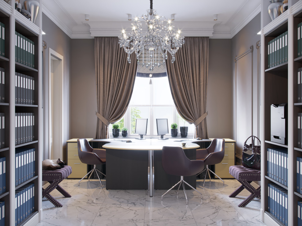 Тишинская площадь, квартира с большой кабинетной зоной