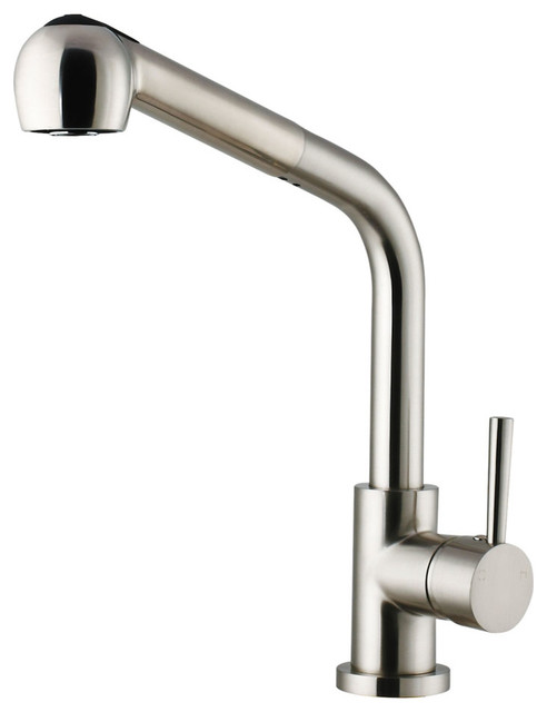 Vigo Stainless Steel Pull-Out Spray Kitchen Faucet