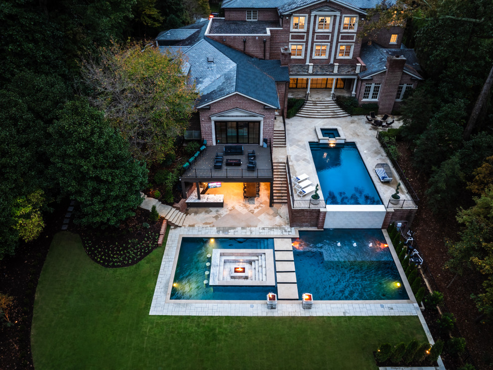 Luxury Multi-Level Pool & Outdoor Living Estate Design - Contemporary ...