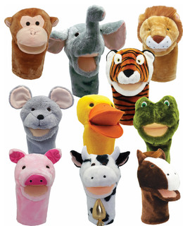 Get Ready Kids - Bigmouth 10-Piece Puppet Set - View in Your Room! | Houzz