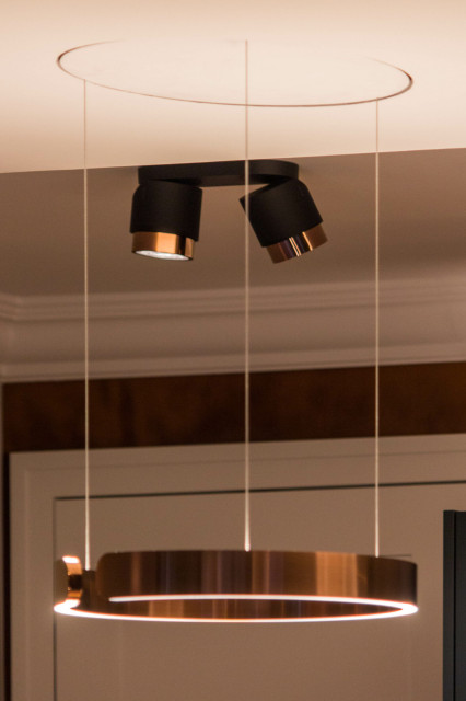 Wohnen an der Alster contemporary-kitchen