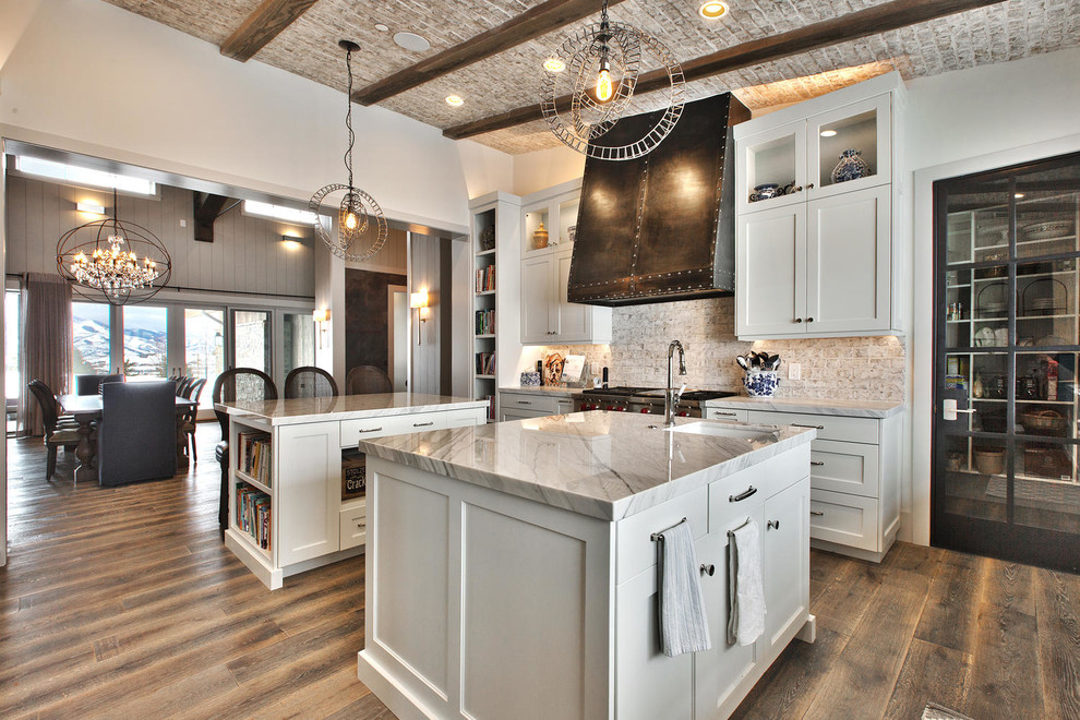 This is an example of a transitional kitchen in Salt Lake City.