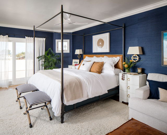 Solana Beach beach-style-bedroom