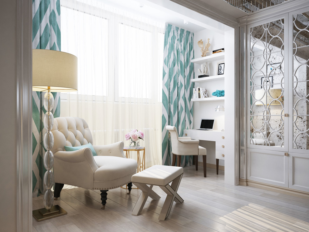 нежная спальня для молодой пары