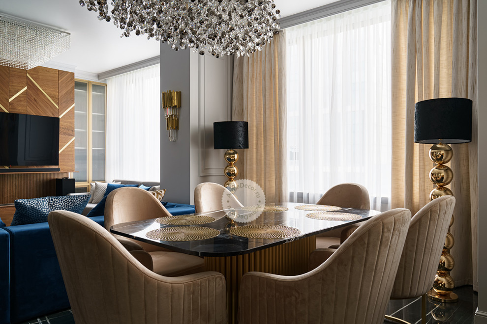 Квартира на Мичуринском проспекте (ЖК "Небо")