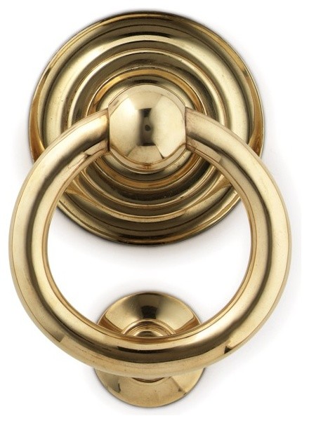 Classic Ring Door Knocker, Polished