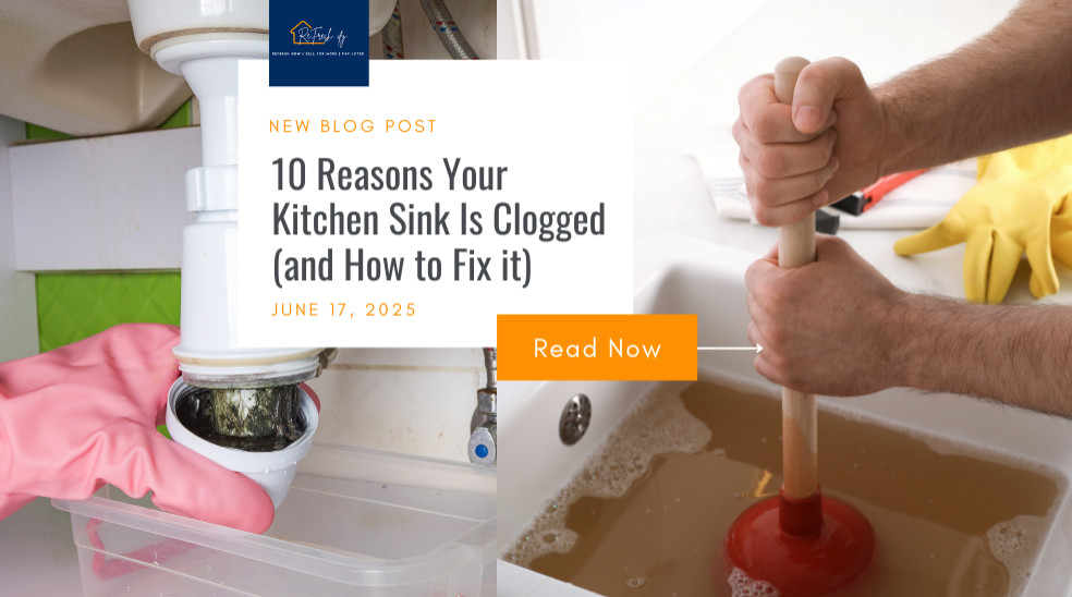 10 reasons your kitchen sink is clogged by Refreshify
