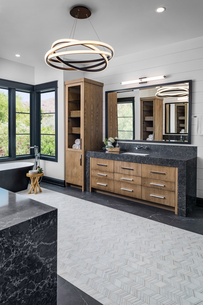 Marlette Farmhouse Bathroom Phoenix by K and Q Interiors Houzz