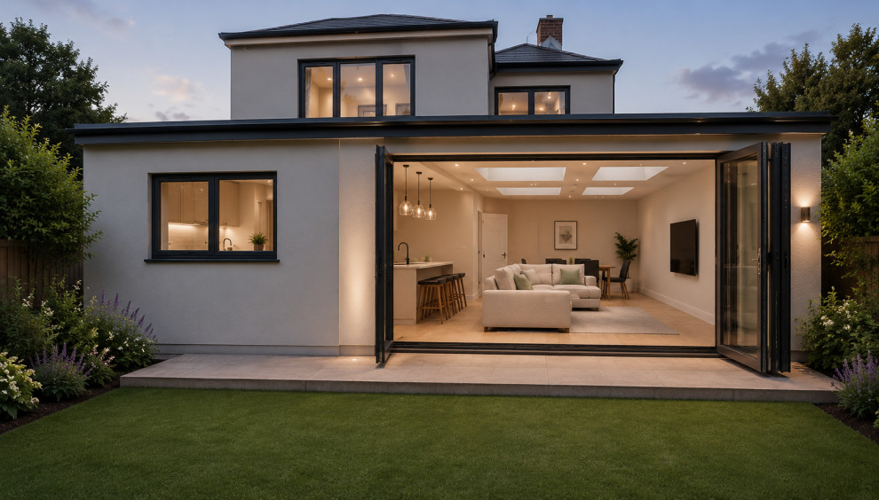 Double Storey Front/Side and Rear Extension and Porch Extension - Buckhurst Hill