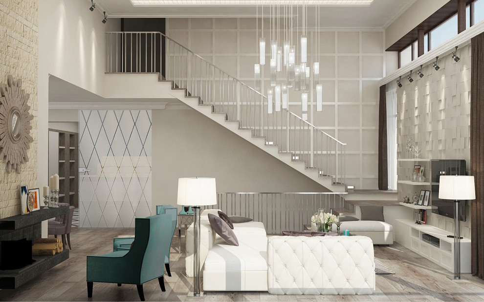 Современный интерьер с классическими акцентами