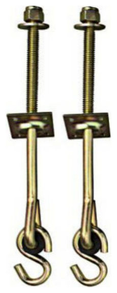 National Hardware N264-077 Machine Screw Swing Hook Kit, 2-Pack