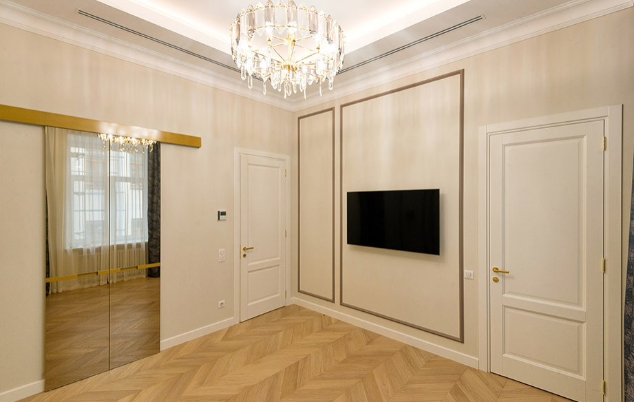 Капитальный ремонт квартиры 120 кв. м. в доме 1915 года.