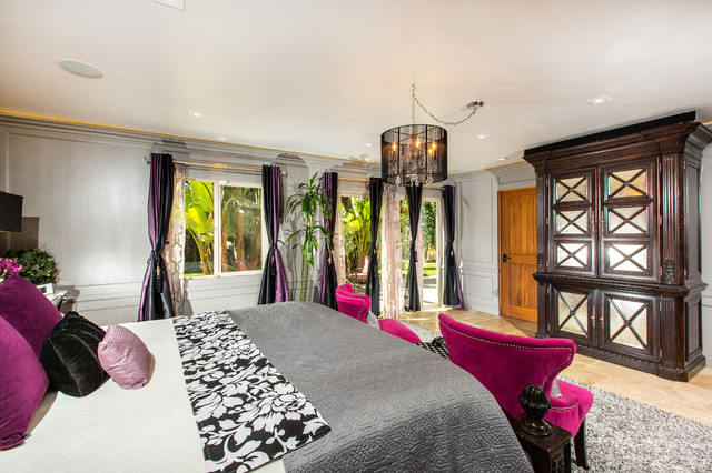 Hollywood Glam Master modern-schlafzimmer