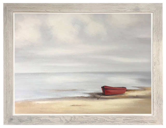 Lake Handmade Wall Art Framed Museum Quality Wall Decor Size: 44x56 ...