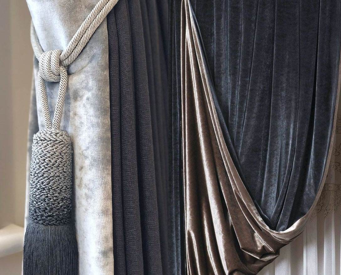 Шторы на заказ. Текстильный дизайн и пошив элитных штор. Заказать элитные шторы.