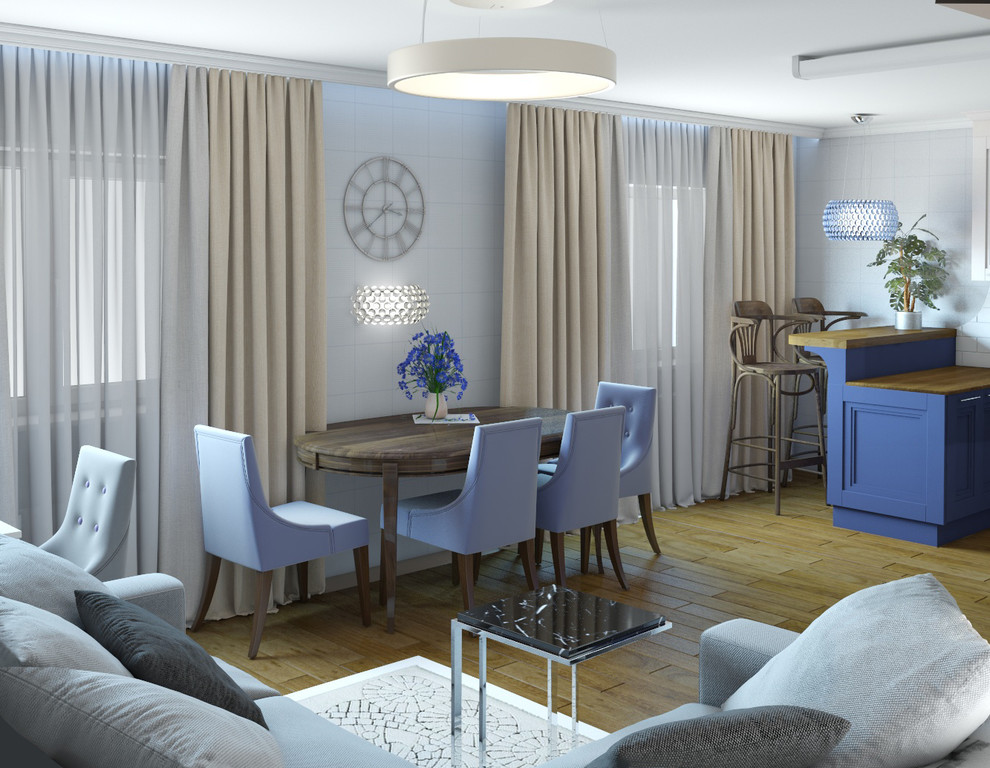 Гостиная-кухня