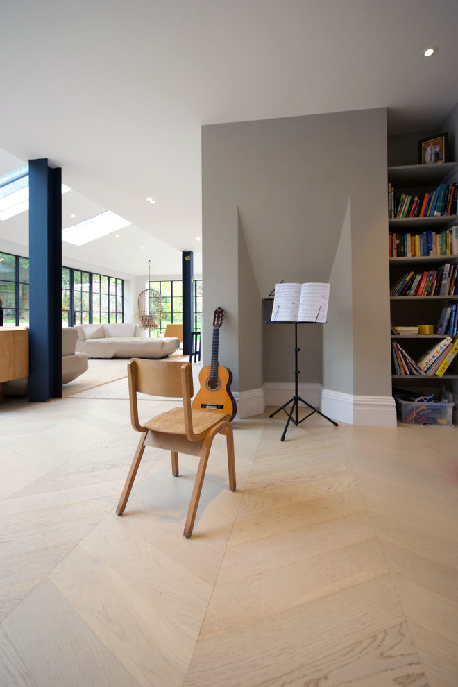 Contemporary living room in Hertfordshire.