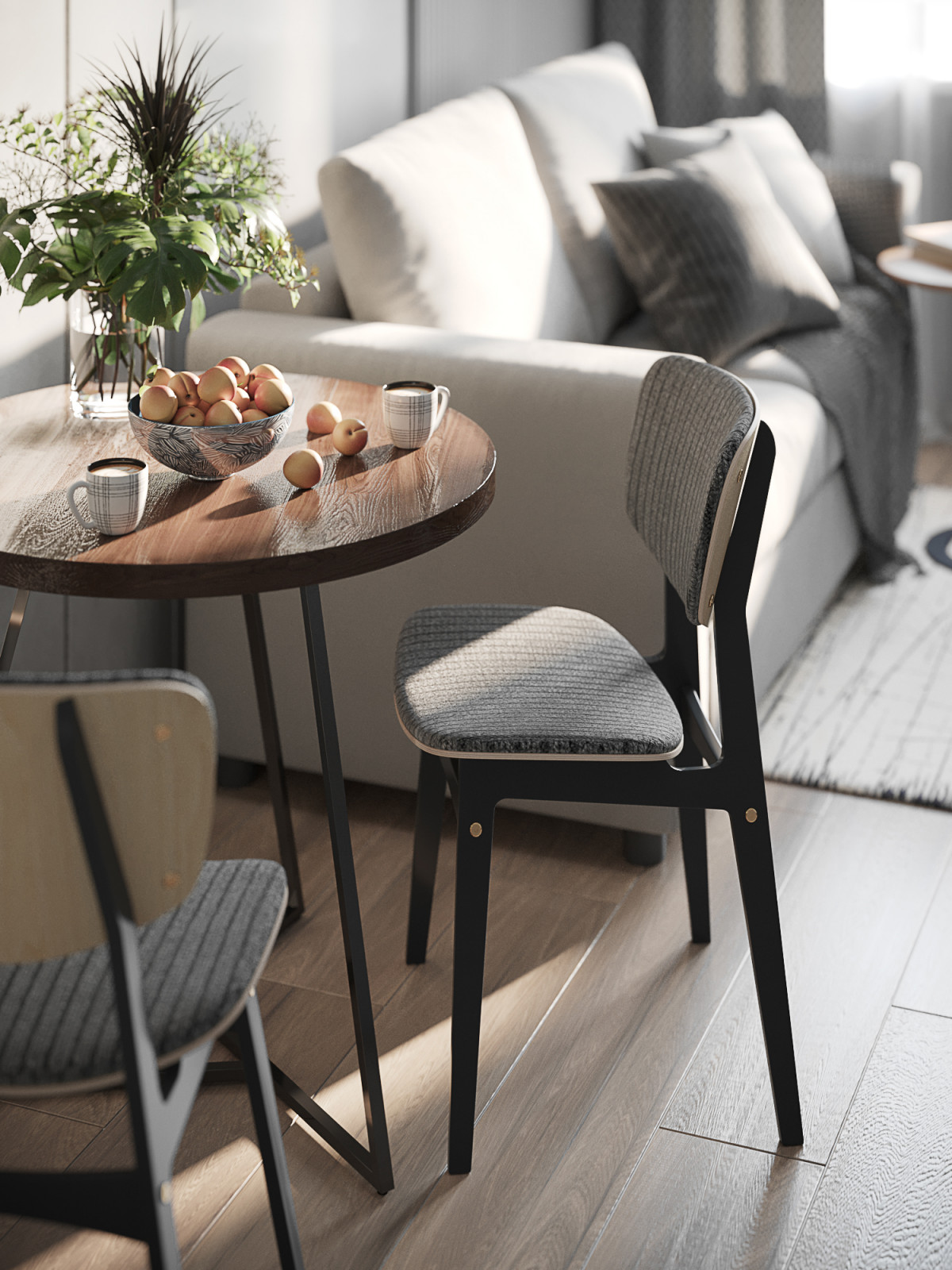 Диванная зона со столиком