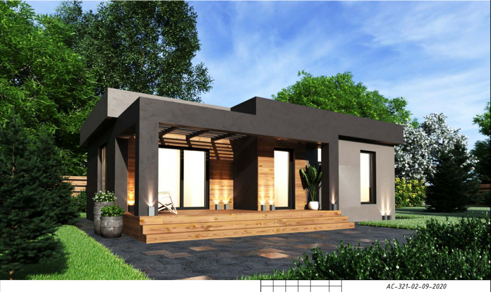 КР ИЖС Дом/баня "5ifteen"