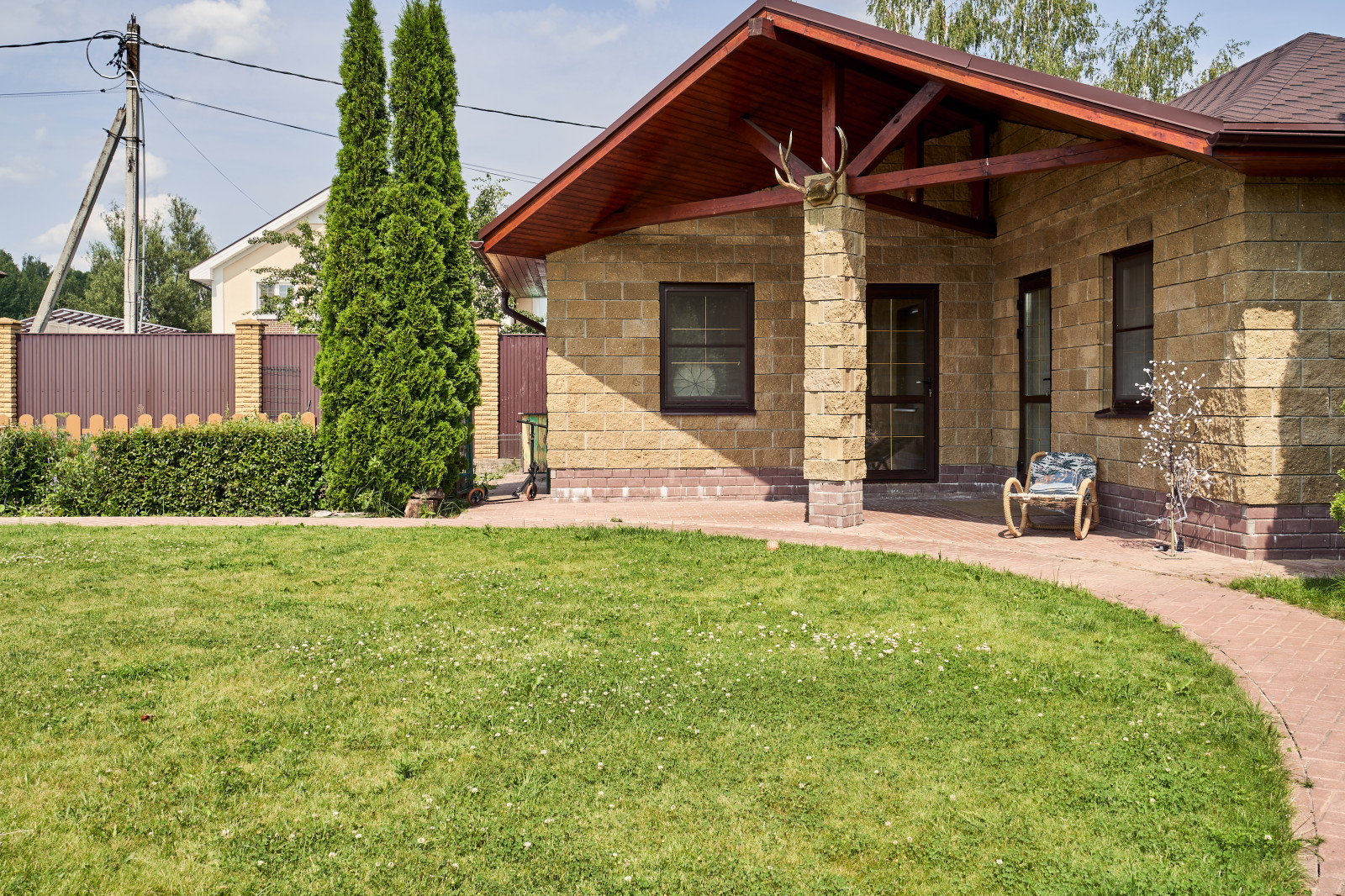 Гостевой загородный дом в Подмосковье, баня