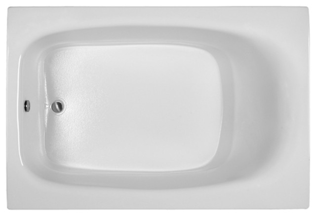 Drop, Soaking Bath, White, 47.25x20