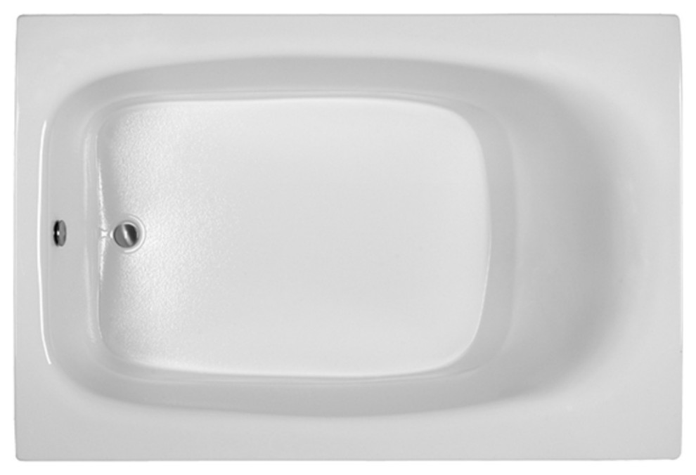 Drop, Soaking Bath, White, 47.25x20