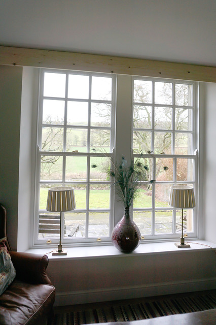 Old Schoolhouse Remodelling contemporary-vardagsrum