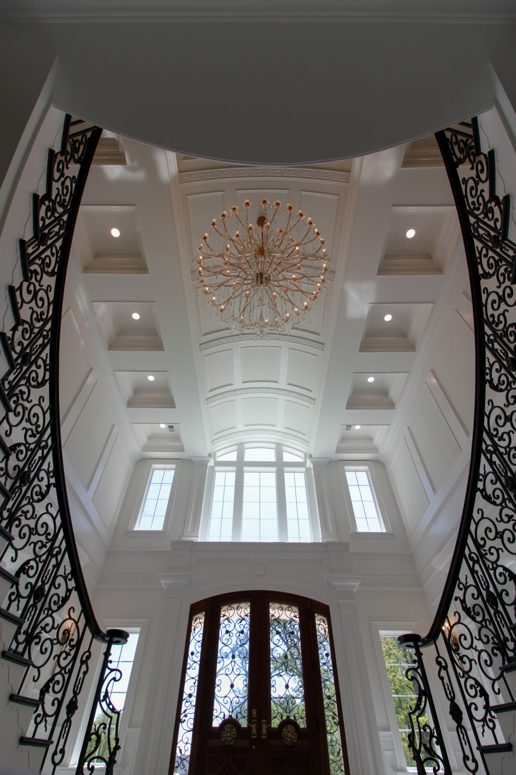 92_Grand Double Staircase in Exquisite Custom Home, Great Falls VA 22066