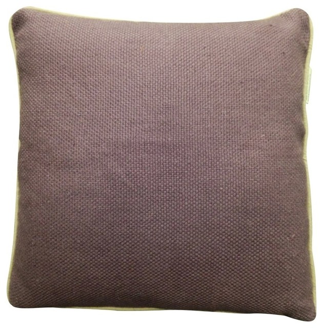 Textured Linen Violet Pillow