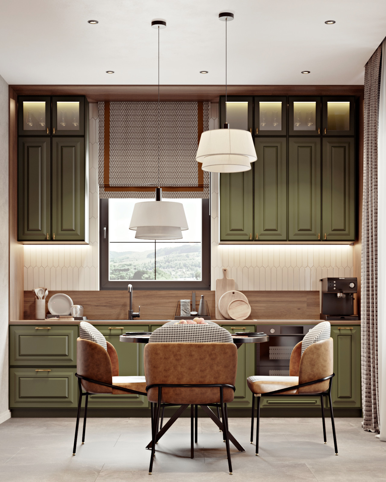 Дизайн интерьера дома в кп "Гринвуд"