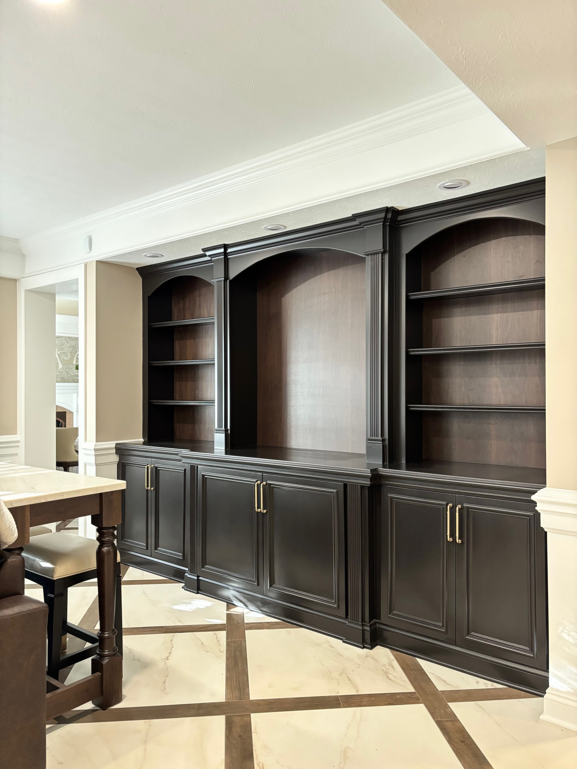 A Luxe and Timeless Lower-Level for Entertaining