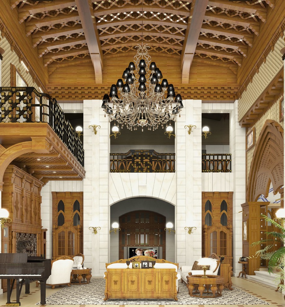 Гостиная комната в частном доме МОСКВА