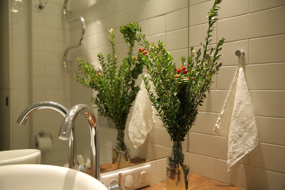 loft with Russian patterns for young man