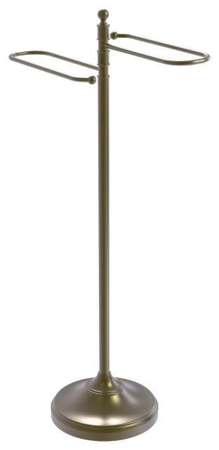 Traditional Free Standing Floor Bath Towel Valet - Traditional - Soap Dishes & Holders - by ...