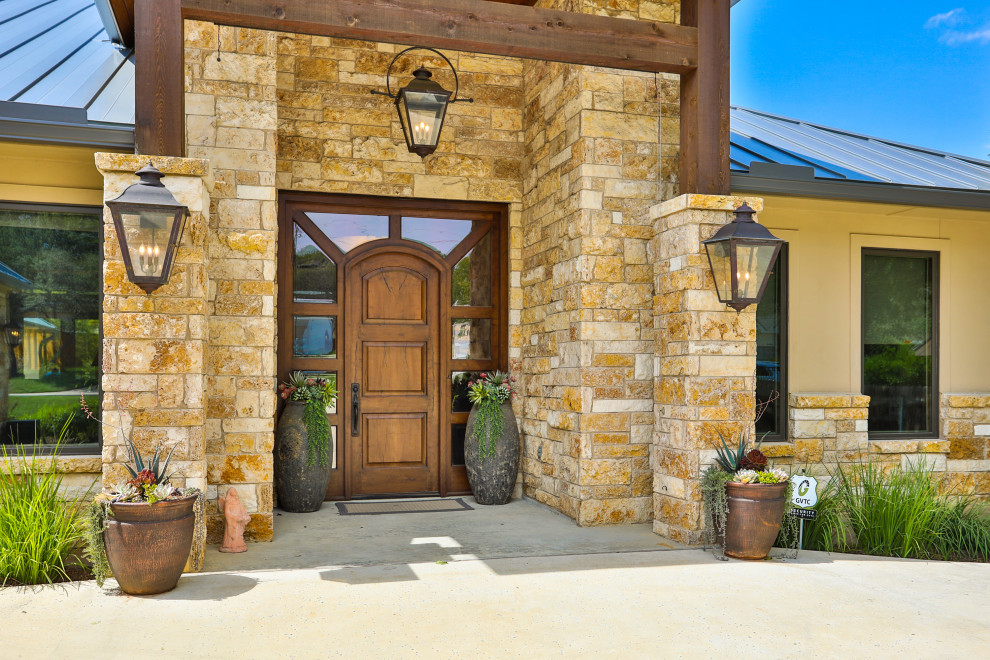 Downtown Boerne Traditional Modern Home Traditional Entry Austin