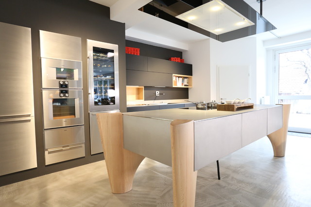 Kuchen Insel Mal Anders Modern Kitchen Munich By Mh Interieur